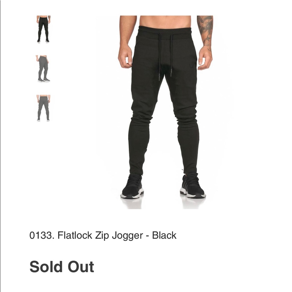 AESTHETIC REVOLUTION (ASRV) FLATLOCK ZIP JOGGERS
